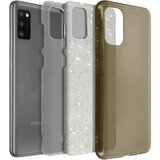 AVIZAR Ohišje za Samsung Galaxy A41 Bleščice, silikonski gel s trdo plastjo, Zlata, (5000011848) | Shoptok.si