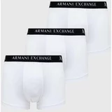 Armani_Exchange Boksarice 3-pack moški, bela barva