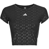 Adidas Hyperglam Training Emboss T-Shirt Crna | shoptok.hr