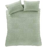 Catherine Lansfield Svetlo zelena podaljšana posteljnina za zakonsko posteljo iz krepa 230x220 cm Seersucker – | Shoptok.si