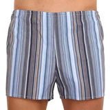Foltýn Classic men's shorts blue with stripes extra oversized