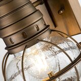 Elstead Lighting Elstead Kichler Bridgepoint Zunanja stenska svetilka, naravna medenina, IP44, (22100068) | Shoptok.si
