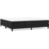  Okvir za krevet s oprugom crni 200x200 cm baršunasti | Eponuda.com