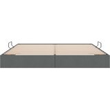  Otomanski krevet s pohranom Tamno siva 200 x 200 cm tkanina | shoptok.hr