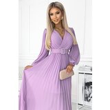 numoco basic Numoco pleated dress with belt and neckline | Shoptok.si
