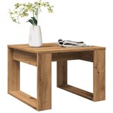 vidaXL Stranska mizica artisan hrast 50x50x35 cm inženirski les Cene