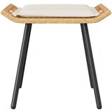  Set vrtnog namještaja od 4 dijela s jastučićima prirodni poli ratan | shoptok.hr