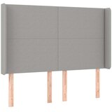  Krevet s oprugama i madracem svjetlosivi 140x190 cm od tkanine | shoptok.hr