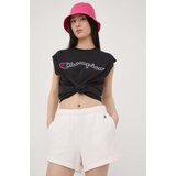 Champion Kratke hlače za žene, boja: ružičasta, glatki materijal, srednje visoki struk, 115107-BS012 | shoptok.hr