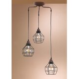 Lesnina XXXL ONLI - Luster na sajli SPIDER 3xE27/15W/230V crna/braon | Eponuda.com