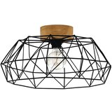 Eglo Črna/v naravni barvi stropna svetilka PADSTOW – | Shoptok.si