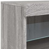  Komoda s LED svjetlima boja sivog hrasta 60 x 37 x 67 cm | shoptok.hr