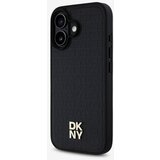Dkny PU Leather Repeat Pattern Stack Logo MagSafe Zadní Kryt pro iPhone 16 Black Ovitek za telefon Vijolična | Shoptok.si