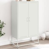  The Living Store Visoka omara roza 68,5x38,5x123,5 cm jeklo - Visoka Omara, (21495916) Cene