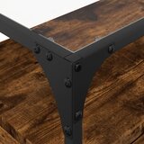 TV ormarić sa staklenom površinom boja hrasta 60x35x51cm drveni | shoptok.hr