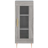 vidaXL Visoka omara siva sonoma 34,5x34x180 cm inženirski les | Shoptok.si