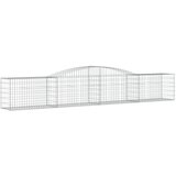  Lučne gabionske košare 10 kom 400x50x60/80 cm pocinčano željezo | shoptok.hr