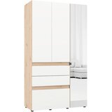 Lesnina XXXL OMARA ZA OBLAČILA, bela, hrast artisan | Shoptok.si