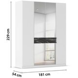 Premium Living Omara S Klasičnimi Vrati Versity-D, Bela | Shoptok.si