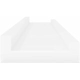  Zidne police 2 kom visoki sjaj bijele 60 x 9 x 3 cm | shoptok.hr