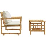  Vrtni set od 2 dijela s jastucima od bambusa | shoptok.hr