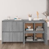 vidaXL Komode 2 kom boja sivog hrasta sonome 70x41x75 cm od iverice Cijene