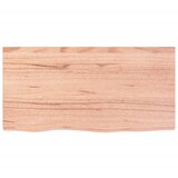  Kupaonska radna ploča svjetlosmeđa 80x40x2 cm tretirano drvo | shoptok.hr