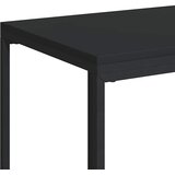  Bočni stolić s kotačima crna 40x30x63,5 cm konstruirano drvo | shoptok.hr