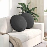  Jastučići za sjedenje 2 pcs Tamno siva Ø50 x 19 cm | shoptok.hr