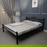 Aberto Design bračni krevet K50 140x83x200cm Crni | ePonuda.com