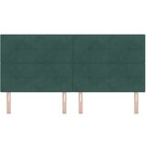  LED Headboard Temno Zelen 100 cm Žamet, (22052710) | Shoptok.si