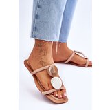 Boto Embellished Suede Slippers Nude Victoria | Shoptok.si
