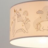  Brilagi -LED Dečiji luster na sajli BOBO 1xE27/10W/230V Ø 35 cm beo/jednorogovi | Eponuda.com