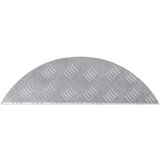 vidaXL Srebrna Aluminij 60 x 18 x 2.5 cm Aluminijasti stopniški nagibi | Shoptok.si