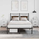 vidaXL Okvir kreveta bez madraca smeđa boja hrasta 120 x 200 cm drveni | shoptok.hr