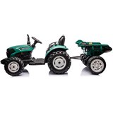 Traktor na akumulator s prikolicom HC-306 24V - tamno zeleni | Shoptok.si