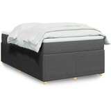  Krevet box spring s madracem tamnosivi 120 x 190 cm tkanina | shoptok.hr