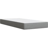  Krevet s oprugama i madracem svjetlosivi 100x200 cm od tkanine | shoptok.hr