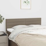  Uzglavlja smeđesiva 144x5x78/88 cm od tkanine | shoptok.hr