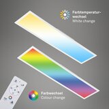 BRILO LED RGBW prigušiva stropna svetiljka SLIM LED/40W/230V + daljinski upravljač | Eponuda.com