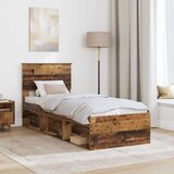 Okvir za krevet Staro drvo 75 x 190 cm Čvrsto borovo drvo | shoptok.hr