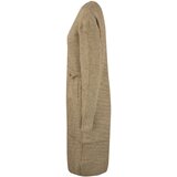 Pri Long melange knit cardigan sweater with pockets IRMINA | shoptok.hr