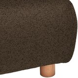 Lomoco KOTNA SEDEŽNA GARNITURA, velur temno rjava | Shoptok.si