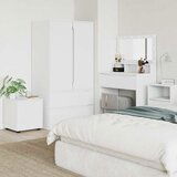 vidaXL Kopalniška omarica Bela 40,5 x 40 x 44 cm Konstruiran les Cene