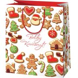 Cardex Srednje velika vrećica za poklone s natpisom Boldog Karácsonyt, dimenzija 18x23x10cm. | shoptok.hr