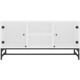 TV ormarić sa staklenim vratima bijeli 102 x 37 x 50 cm | shoptok.hr