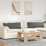  Jastučići za sofu 2 pcs Tamno siva 120 x 40 cm tkanina | Eponuda.com
