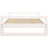  Krevet za pse bijeli 95 5 x 65 5 x 28 cm od masivne borovine | shoptok.hr