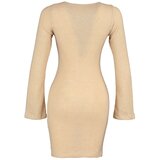 Trendyol Beige Bodycon Soft Mini Knitted Dress Cijene