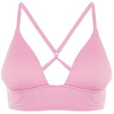 Trendyol cyclamen textured back detailed bikini top Cijene